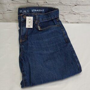 'THE CHILDREN'S PLACE' STRAIGHT FIT HUSKY DENIM JEANS 'DARK JUPITER'